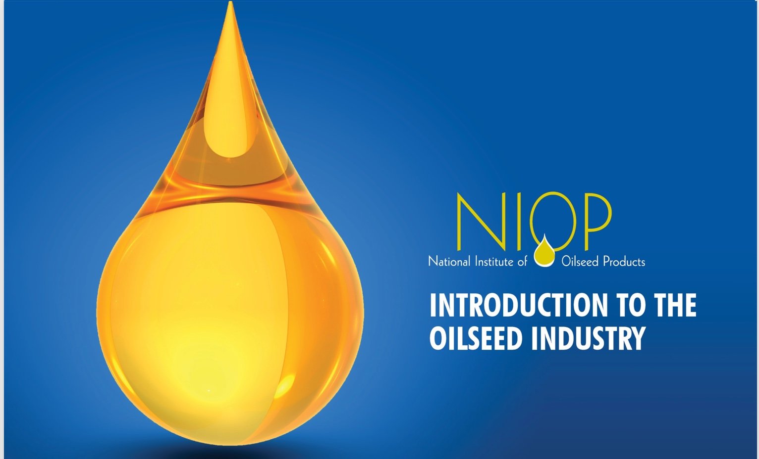 National Institute of Oilseed Products (NIOP)